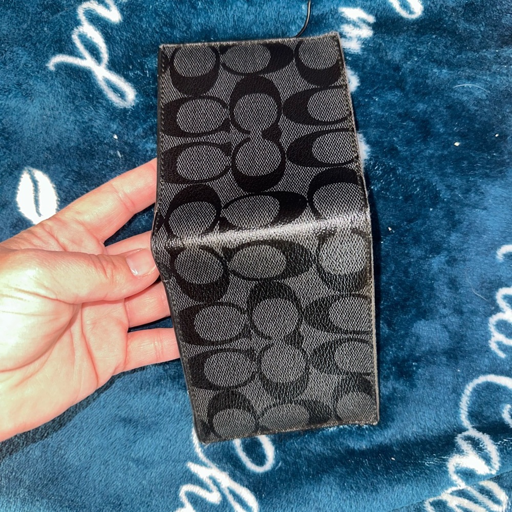Coach Black Signature Wallet